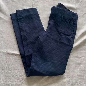 Women's PullOn Elastic Waist Van Heusen Navy Dress Pants - Sz. 4